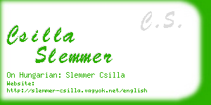 csilla slemmer business card